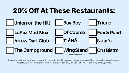 2026 Daily Dine Card